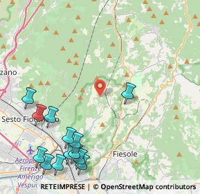 Mappa Via Docciola, 50019 Sesto Fiorentino FI, Italia (5.82692)