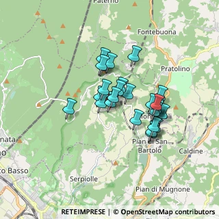 Mappa Via Docciola, 50019 Sesto Fiorentino FI, Italia (1.37407)