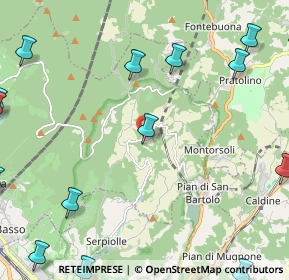 Mappa Via Docciola, 50019 Sesto Fiorentino FI, Italia (3.82)