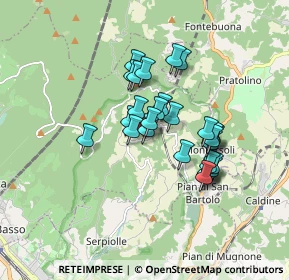 Mappa Via Docciola, 50019 Sesto Fiorentino FI, Italia (1.38519)