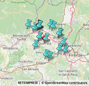 Mappa Via Fiume, 51039 Quarrata PT, Italia (10.294)