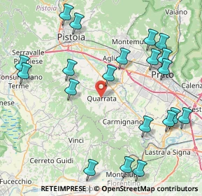 Mappa Via Alfonso Lenzi, 51039 Quarrata PT, Italia (10.295)