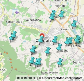 Mappa Via Alfonso Lenzi, 51039 Quarrata PT, Italia (2.3255)
