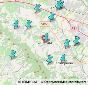 Mappa Via Fiume, 51039 Quarrata PT, Italia (4.83077)