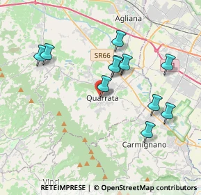 Mappa Via Alfonso Lenzi, 51039 Quarrata PT, Italia (3.69636)