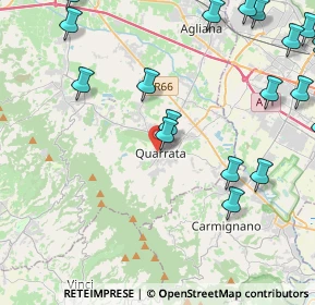 Mappa Via Alfonso Lenzi, 51039 Quarrata PT, Italia (6.309)