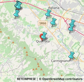 Mappa Via Fiume, 51039 Quarrata PT, Italia (5.61636)