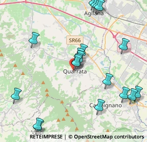 Mappa Via Alfonso Lenzi, 51039 Quarrata PT, Italia (5.0935)