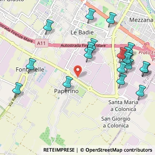 Mappa Via del Ferro, 59100 Prato PO, Italia (1.3335)