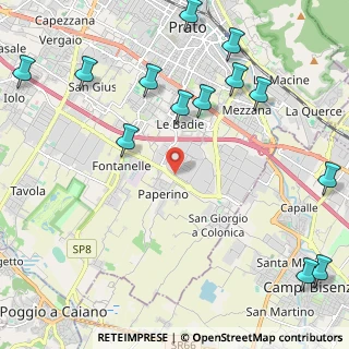 Mappa Via del Ferro, 59100 Prato PO, Italia (2.94923)