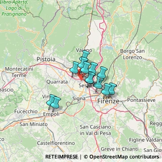 Mappa Via Tourcoing, 59100 Prato PO, Italia (8.37615)