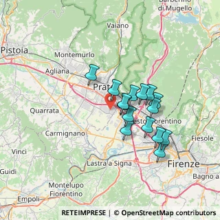 Mappa Via Tourcoing, 59100 Prato PO, Italia (5.68333)