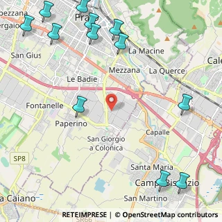 Mappa Via Tourcoing, 59100 Prato PO, Italia (3.29)