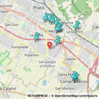 Mappa Via Tourcoing, 59100 Prato PO, Italia (2.21)