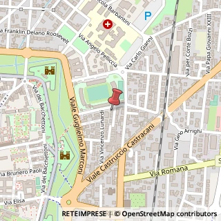 Mappa Via Stadio, 178, 55100 Lucca, Lucca (Toscana)