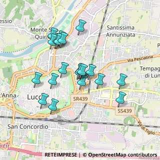Mappa Via dello Stadio, 55100 Arancio LU, Italia (0.843)