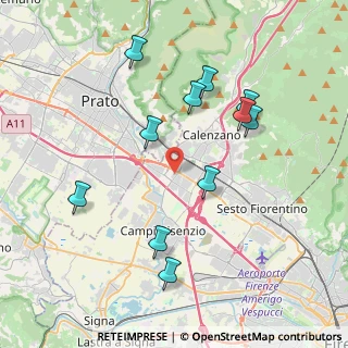 Mappa Centro Commerciale I Gigli Piano Terra, 50013 Campi Bisenzio FI, Italia (4.07545)