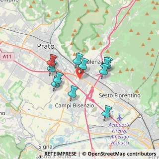 Mappa Centro Commerciale I Gigli Piano Terra, 50013 Campi Bisenzio FI, Italia (2.80636)