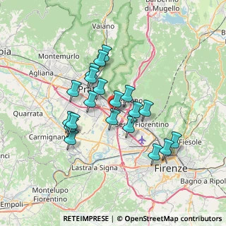 Mappa Centro Commerciale I Gigli Piano Terra, 50013 Campi Bisenzio FI, Italia (6.1055)