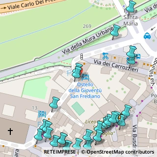 Mappa Via della Cavallerizza, 55100 Lucca LU, Italia (0.09286)