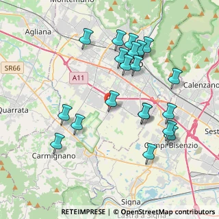 Mappa Via Traversa delle Fontanelle, 59100 Prato PO, Italia (4.138)