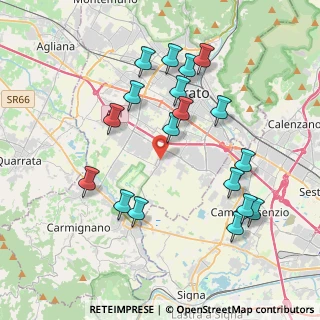Mappa Via Traversa delle Fontanelle, 59100 Prato PO, Italia (4.12556)