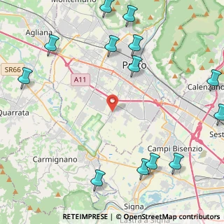 Mappa Via Traversa delle Fontanelle, 59100 Prato PO, Italia (6.25231)