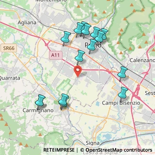 Mappa Via Traversa delle Fontanelle, 59100 Prato PO, Italia (4.358)