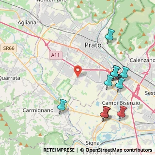 Mappa Via Traversa delle Fontanelle, 59100 Prato PO, Italia (4.88182)