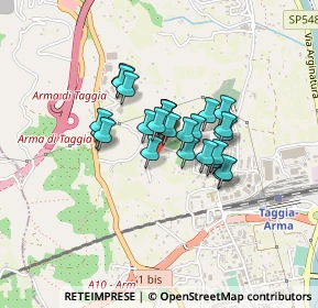 Mappa Via Periane, 18018 Taggia IM, Italia (0.25926)