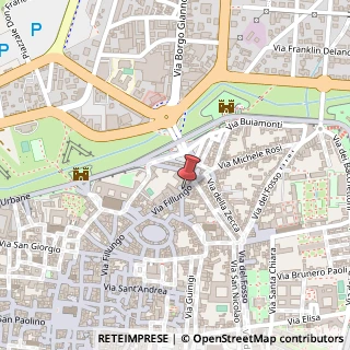 Mappa Via Fillungo, 223, 55100 Lucca, Lucca (Toscana)