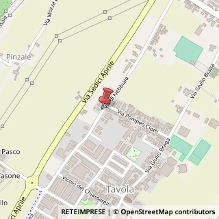 Mappa Via di Nebbiaia,  25, 59100 Prato, Prato (Toscana)