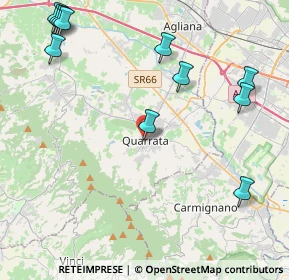 Mappa Piazza Agenore Fabbri, 51039 Quarrata PT, Italia (5.61455)
