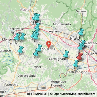 Mappa Piazza Agenore Fabbri, 51039 Quarrata PT, Italia (9.6505)