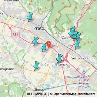Mappa Via Bassa dei confini, 59100 Prato PO, Italia (4.10545)