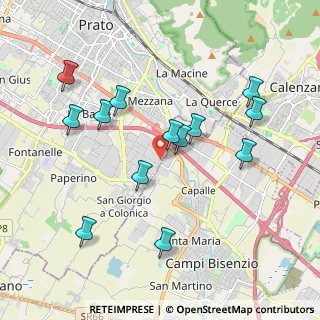 Mappa Via Bassa dei confini, 59100 Prato PO, Italia (1.99154)