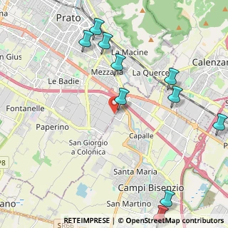 Mappa Via Bassa dei confini, 59100 Prato PO, Italia (2.90182)