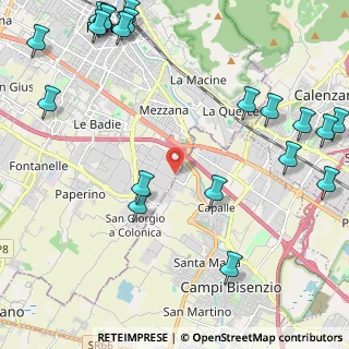 Mappa Via Bassa dei confini, 59100 Prato PO, Italia (3.2245)