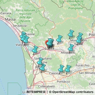 Mappa Via del Tiro a Segno, 55100 Lucca LU, Italia (14.27059)