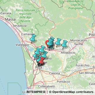 Mappa Via del Tiro a Segno, 55100 Lucca LU, Italia (10.151)