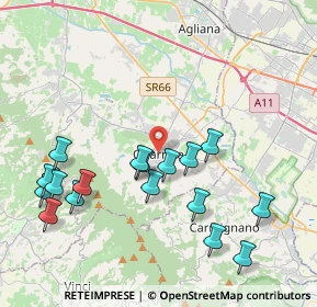 Mappa Via di Bindino, 51039 Quarrata PT, Italia (4.49882)