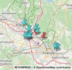 Mappa Via Ippolito Nievo, 50019 Sesto Fiorentino FI, Italia (5.0425)