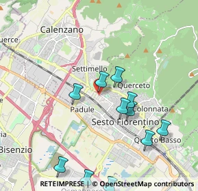Mappa Via Ippolito Nievo, 50019 Sesto Fiorentino FI, Italia (2.16818)