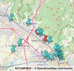 Mappa Via Vincenzo Monti, 50019 Sesto Fiorentino FI, Italia (4.84529)