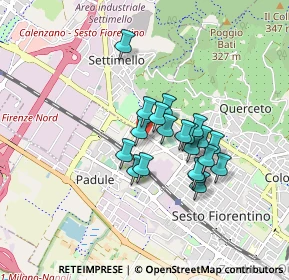 Mappa Via Vincenzo Monti, 50019 Sesto Fiorentino FI, Italia (0.6575)