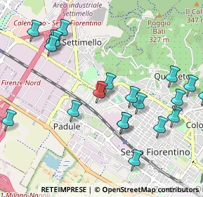 Mappa Via Vincenzo Monti, 50019 Sesto Fiorentino FI, Italia (1.1935)