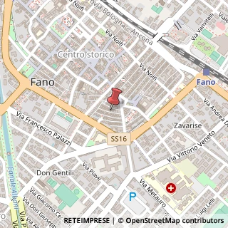 Mappa Via Monaldi,  21, 61032 Fano, Pesaro e Urbino (Marche)