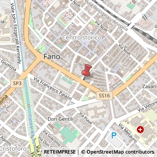 Mappa Viale Antonio Gramsci, 40, 61032 Fano, Pesaro e Urbino (Marche)