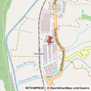 Mappa Via Alessandro Volta, 1, 50068 Scopeti FI, Italia, 50068 Rufina, Firenze (Toscana)