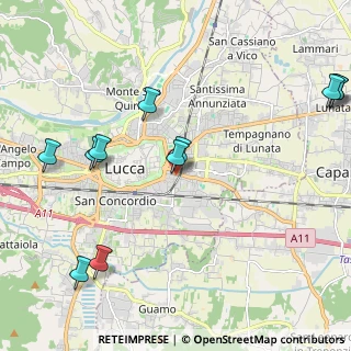 Mappa Via dei Balani, 55100 Lucca LU, Italia (2.64727)